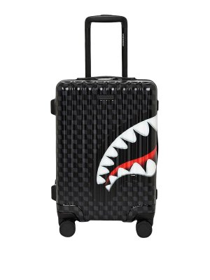 SPRAYGROUND: Borse da viaggio - Bagaglio a mano nero Sharks In Paris
