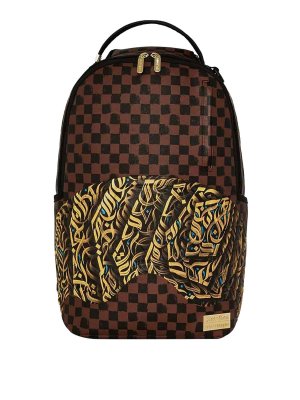 SPRAYGROUND: backpacks - Diaa Alam 1B Brown Backpack