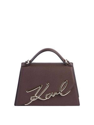 KARL LAGERFELD: cross body bags - K/Signature 20 Mid Crossbody