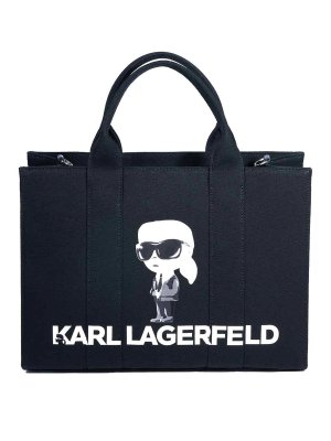 KARL LAGERFELD: totes bags - Ikon Karl Square Medium Tote