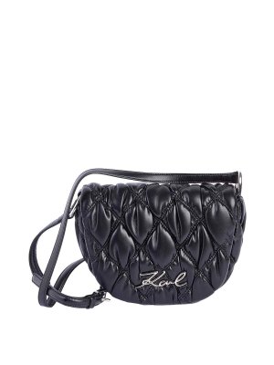 KARL LAGERFELD: cross body bags - K/Signature Kuilted Crossbody