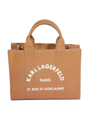 KARL LAGERFELD: totes bags - K/Rsg Square Medium Tote