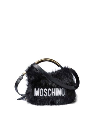 MOSCHINO: totes bags - Handle Me Mini Furry