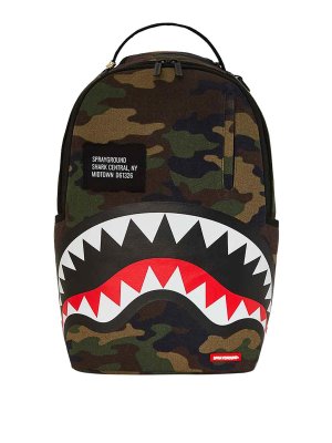 SPRAYGROUND: backpacks - Shark Central Camo Dlxs Backpack