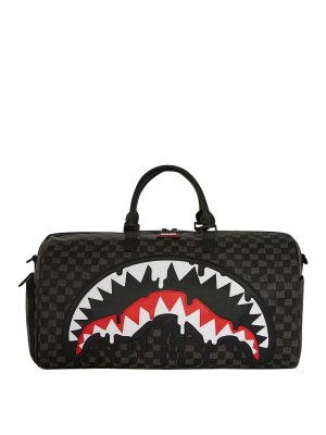 SPRAYGROUND: Borse da viaggio - Squali gocciolanti nel borsone di Parigi