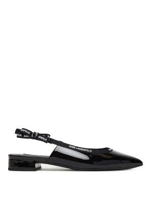 KARL LAGERFELD: sandals - Kerrie Ribbon Sling Back