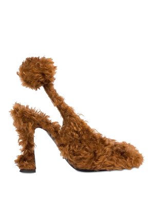 MOSCHINO: court shoes - Orsetto Sling Back