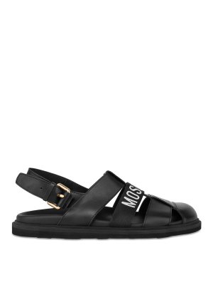 MOSCHINO: Sandalias - Sandalias - Negro