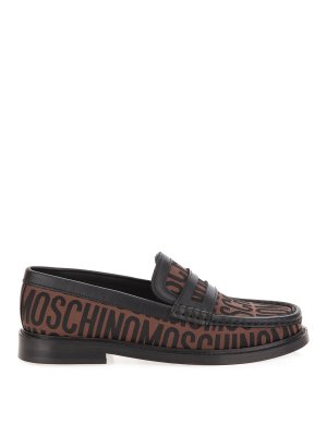 MOSCHINO: ロファー＆スリッパ - ローファー - ブラウン