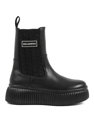 KARL LAGERFELD: Botas - Botas - Negro
