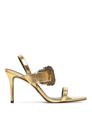 Versace Jeans Couture: Sandalen - Sandalen - Gold
