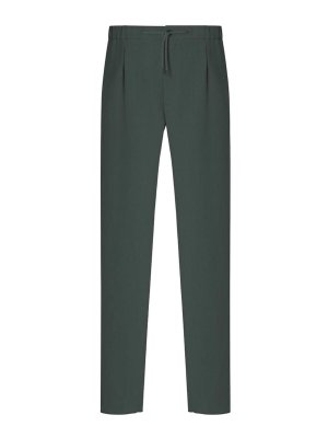 GIORGIO ARMANI: カジュアルトラウザー - カジュアルパンツ - 緑