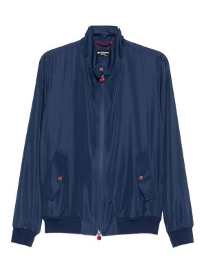 KITON: ボンバージャケット - ボンバージャケット - ブルー
