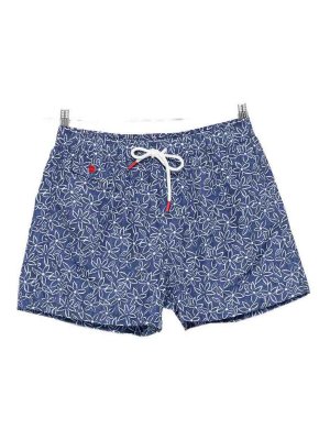 KITON: Bañadores y boxer de baño - Boxers De Baño - Azul