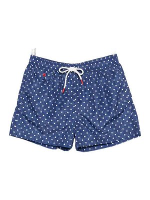 KITON: Bañadores y boxer de baño - Boxers De Baño - Azul