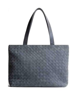BOTTEGA VENETA: トートバッグ - トートバッグ - ライトグレー