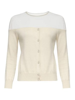 MM6 MAISON MARGIELA: Cardigans - Cardigan - Weiß