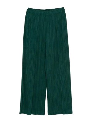 PLEATS PLEASE ISSEY MIYAKE: casual trousers - Pants