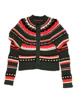 Sacai: Cardigans - Cardigan - Hellbraun
