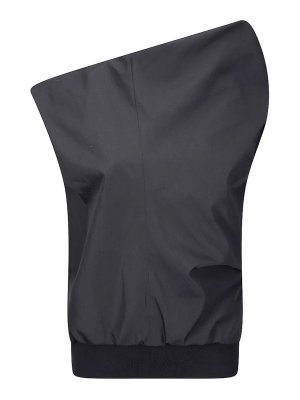 Sacai: Pull col rond - Pull Col Rond - Noir