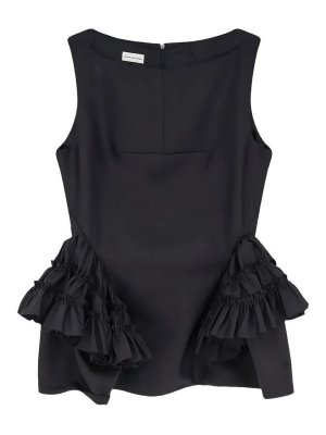 DRIES VAN NOTEN: Tops und Tank Tops - Top - Schwarz