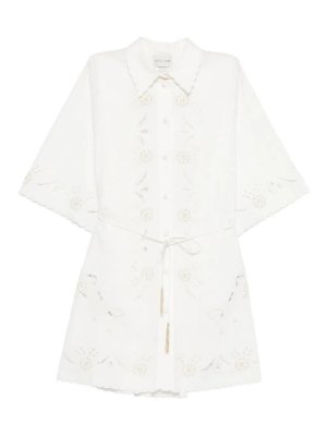 FORTE FORTE: Robe longueur genou - Robe Au Genou - Blanc