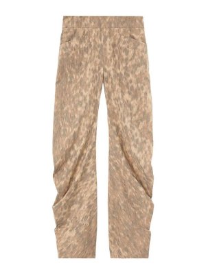 GANNI: Casual Hosen - Casual Hose - Creme