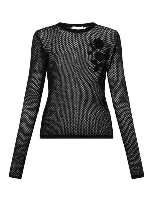 GANNI: T-shirts - T-Shirt - Schwarz