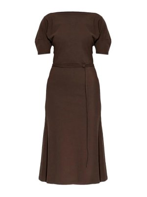 LEMAIRE: Robe longueur genou - Robe Au Genou - Marron