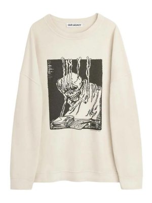 OUR LEGACY: Sweatshirts & Pulls - Sweat-Shirts - Blanc