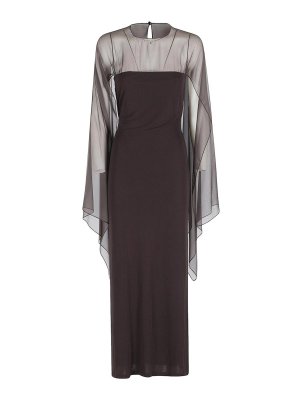 ALBERTA FERRETTI: Robes de soirée - Robe De Soirée - Marron