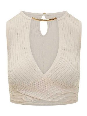 ELISABETTA FRANCHI: トップス＆タンクトップ - トップ/タンクトップ - 白