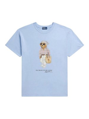 POLO RALPH LAUREN: クルーネック - クルーネック - ブルー