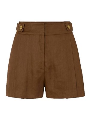 ELISABETTA FRANCHI: Pantalones casual - Pantalón Casual - Marrón