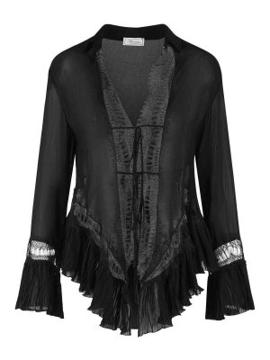 BLUMARINE: Chemises - Chemise - Noir
