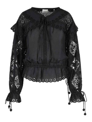 ISABEL MARANT: Blouses - Blouse - Noir