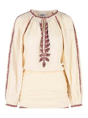 ISABEL MARANT: ショートドレス - ショートドレス - 白