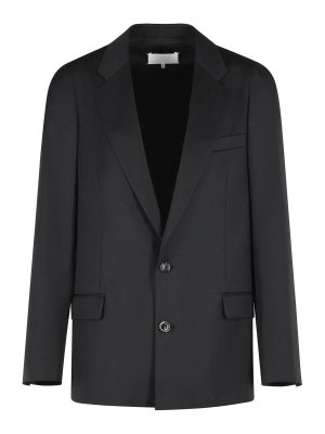 Maison Margiela: blazers - Black Virgin Wool Blazer