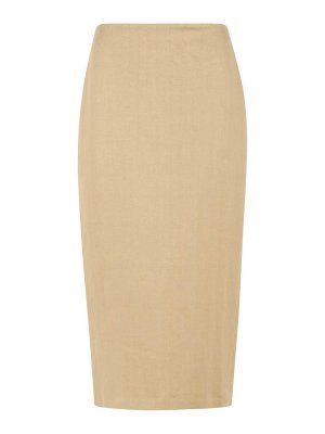 Max Mara: Faldas largas - Falda Larga - Beis