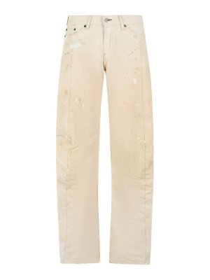 Acne Studios: Straight Leg Jeans - Straight Leg Jeans - Weiß
