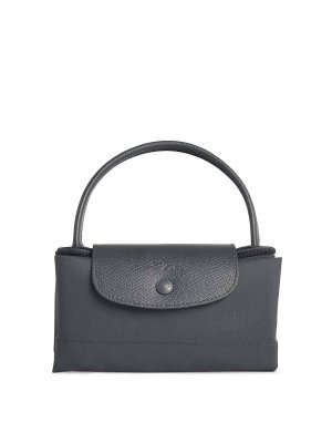 LONGCHAMP: totes bags - Bag With  Handle In Anthracite Tela