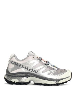 SALOMON: trainers - Xt-4 Og Sneakers In Silver Technical Fabric