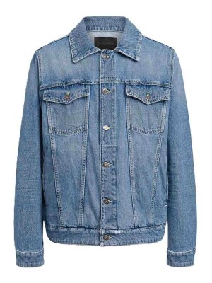 DONDUP: casual trousers - Denim jacket