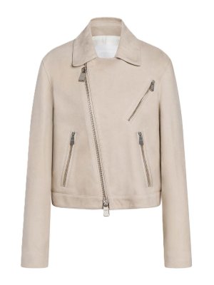 DONDUP: leather jacket - Nail