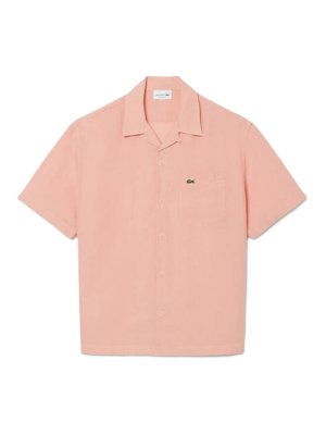 LACOSTE: シャツ - シャツ - ピンク