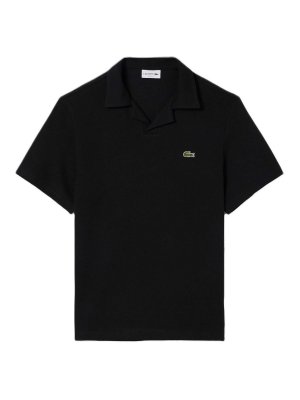 LACOSTE: polo - Polo in cotone-lino