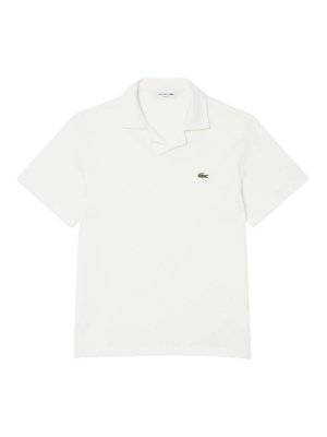 LACOSTE: polo - Polo in cotone-lino