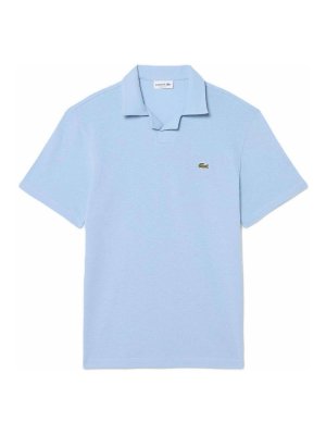 LACOSTE: polo - Polo in cotone-lino
