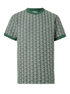 LACOSTE: T-shirts - T-Shirt - Grün