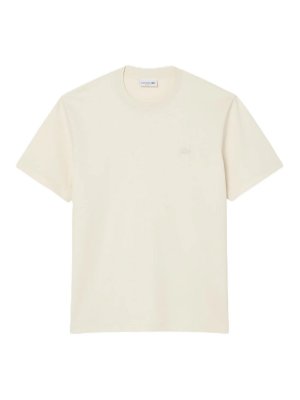 LACOSTE: T-shirts - T-Shirt - Beige
